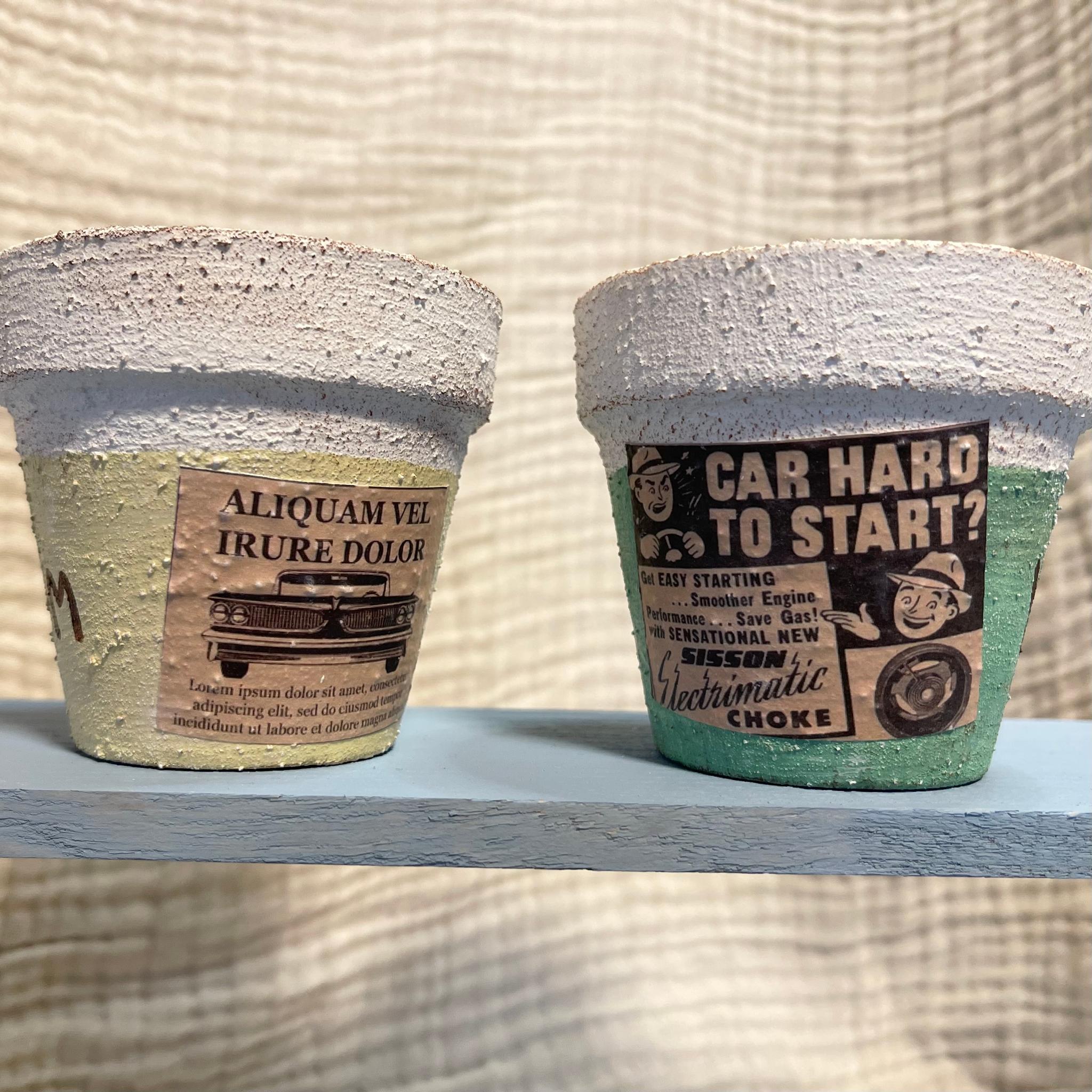 リメイク鉢 クッキー鉢 2.5号／多肉植物／ハンドメイドプランター／かわいい鉢カバー | 3枚目