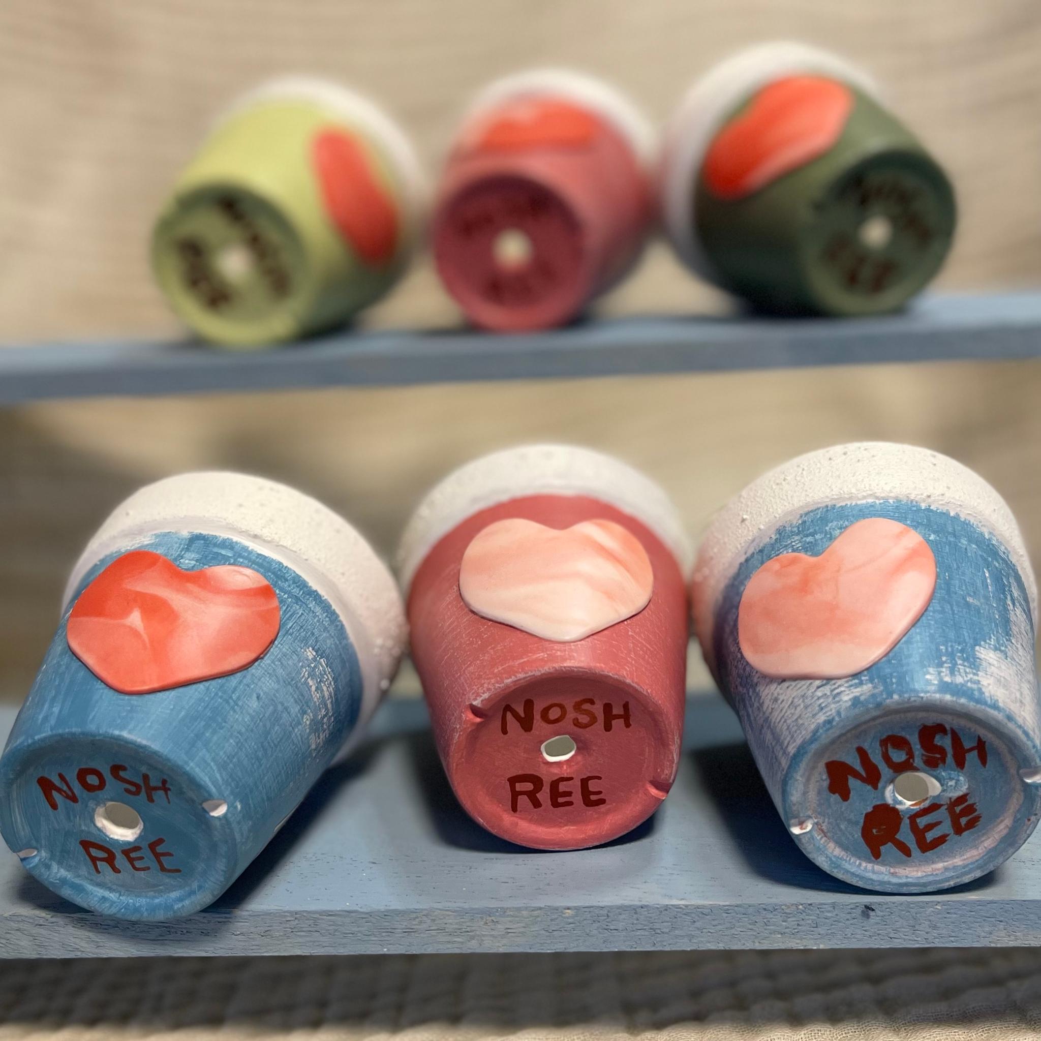 【新色】リメイク鉢 2号／ハート鉢／推し鉢／多肉植物／かわいいリメ鉢 | 2枚目